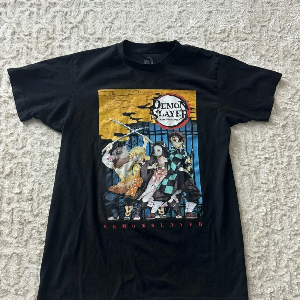 Demon Slayer Black Graphic Tee - Picture 1 of 4